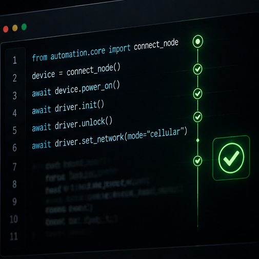Automation lab workflow