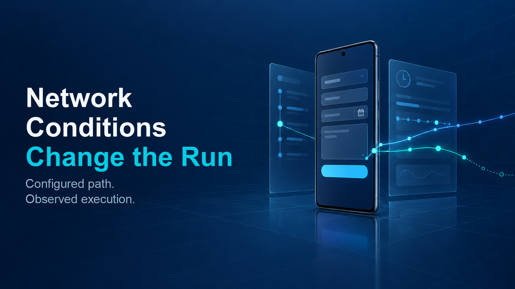 How Network Conditions Change a Real-Device Run