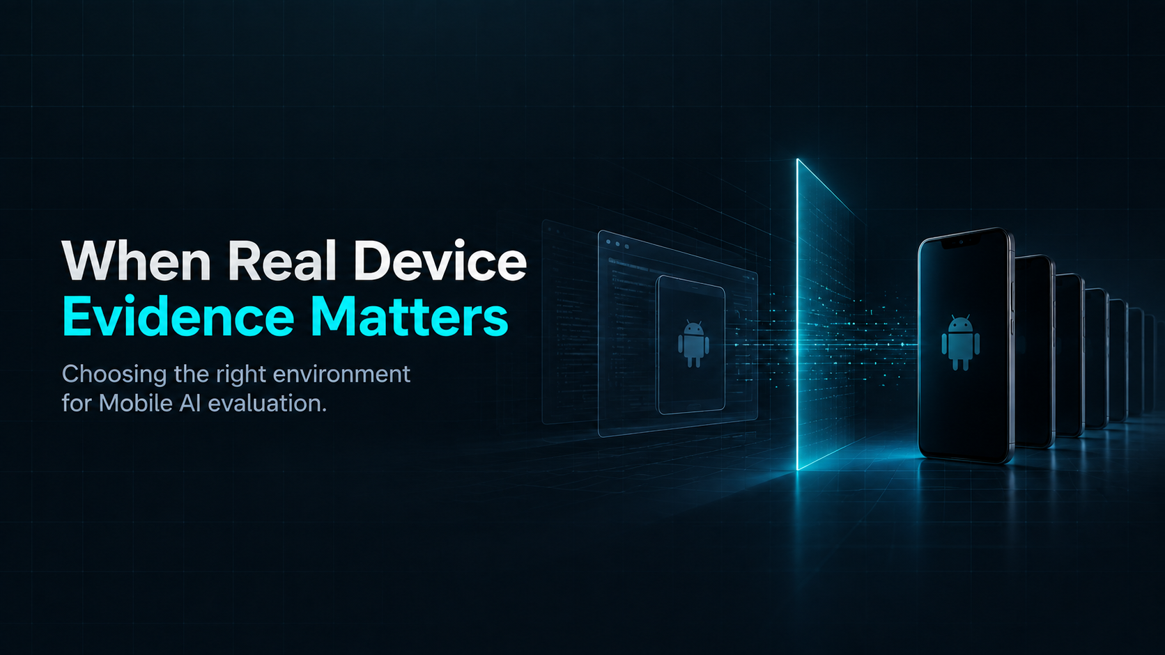 Virtual Android execution transitioning to physical devices